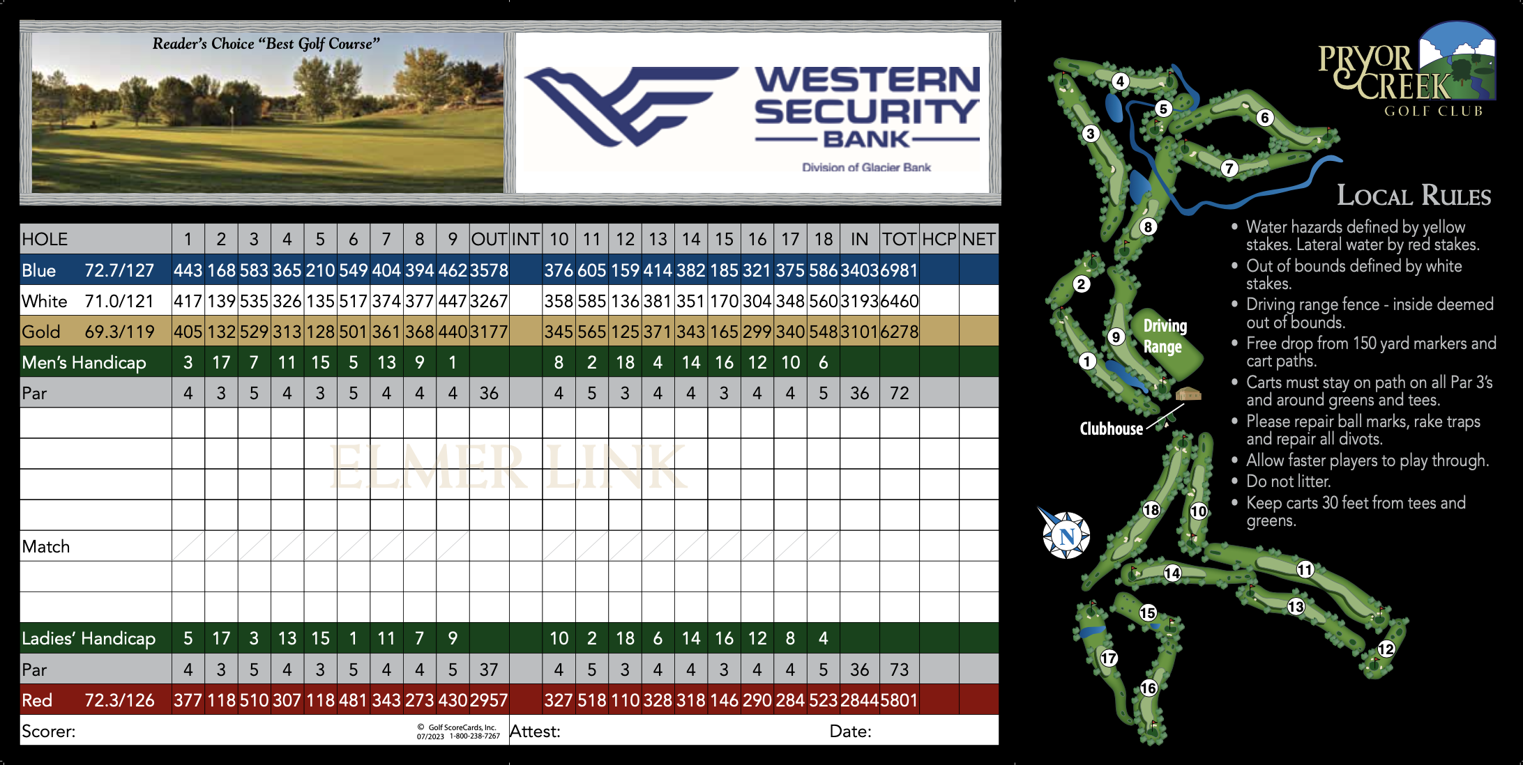 Elmer Link Course Pryor Creek Golf Club